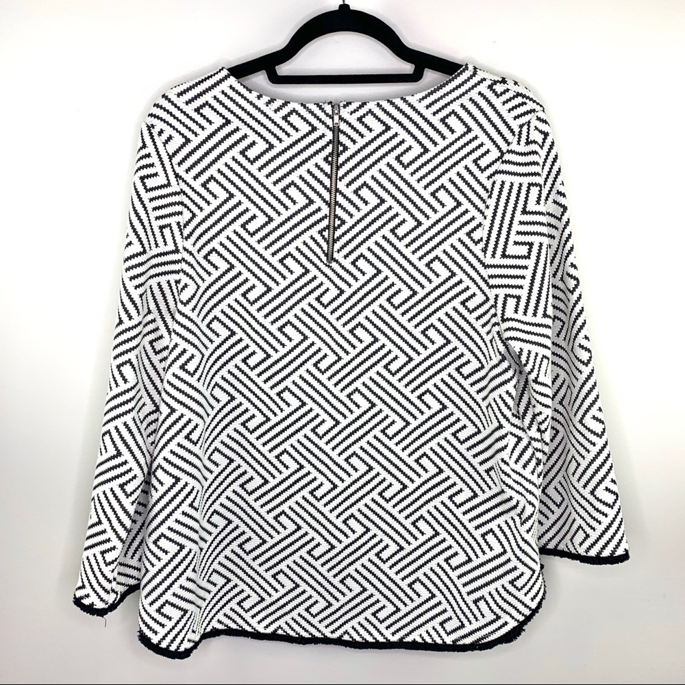 SOLDAnthropologie W5 Woven Top With Fringe Size XL - Picture 7 of 7